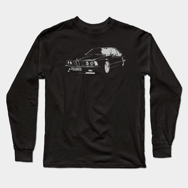 635CSI autobahn Long Sleeve T-Shirt by retroracing